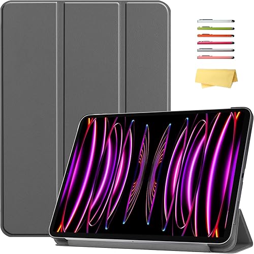 Miniatura 61 de Funda para tablet Yaxa Kindle Fire Max 11 de 13ª generación (versión 2023) de 11 pulgadas con soporte [encendido y apagado automático] Funda