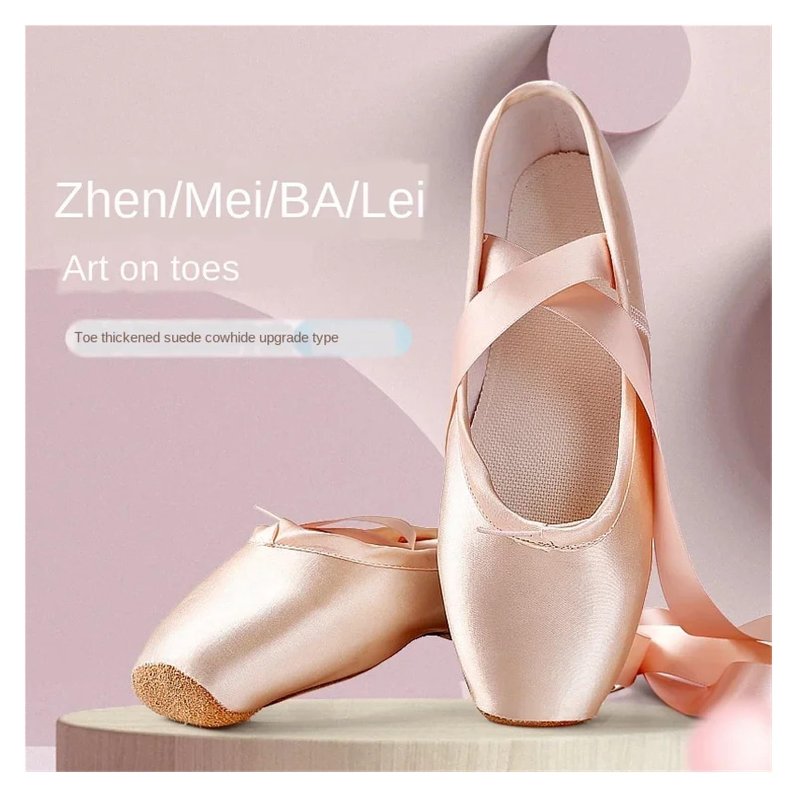 Zapatillas Ballet Niña Zapatillas de Ballet for niñas y Adultos, Zapatillas de Ballet Profesionales con Cintas, Zapatillas Deportivas for Mujer y niña.