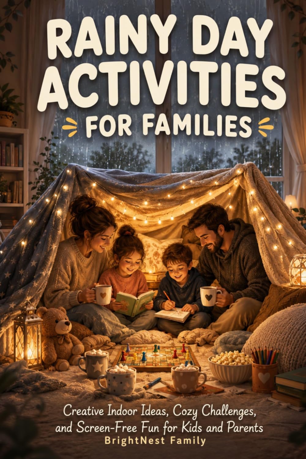 Rainy Day Activities for Families: Creative Indoor Ideas, Cozy Challenges, and Screen-Free Fun for Kids and Parents