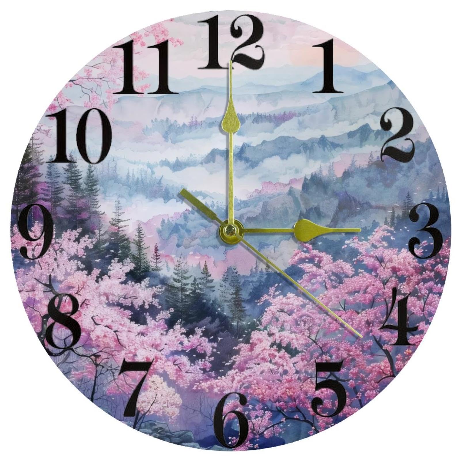 Horloge murale pour cuisine et bureau Hilltop ronde pour rythmer vos journées