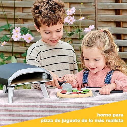 Miniatura 6 de Casdon Ooni Koda - Horno de pizza y estación de cobertura  Horno de pizza de juguete para niños mayores de 3 años  Cuenta con luz real con efecto de