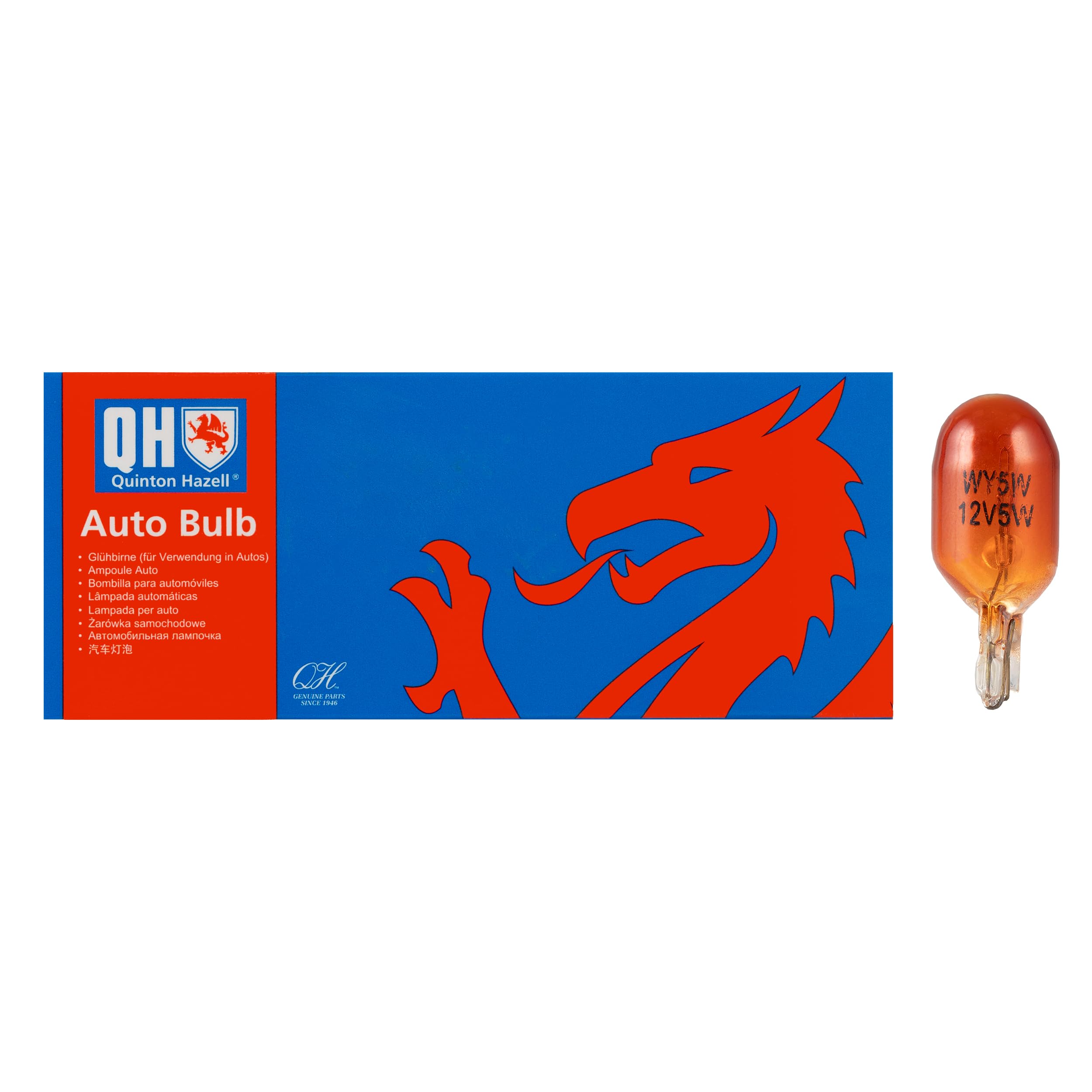 10X Quinton Hazell Car Vehicle Replacement 12V 5W Capless Bulb Qbl501 Fits Fiat from B&Q