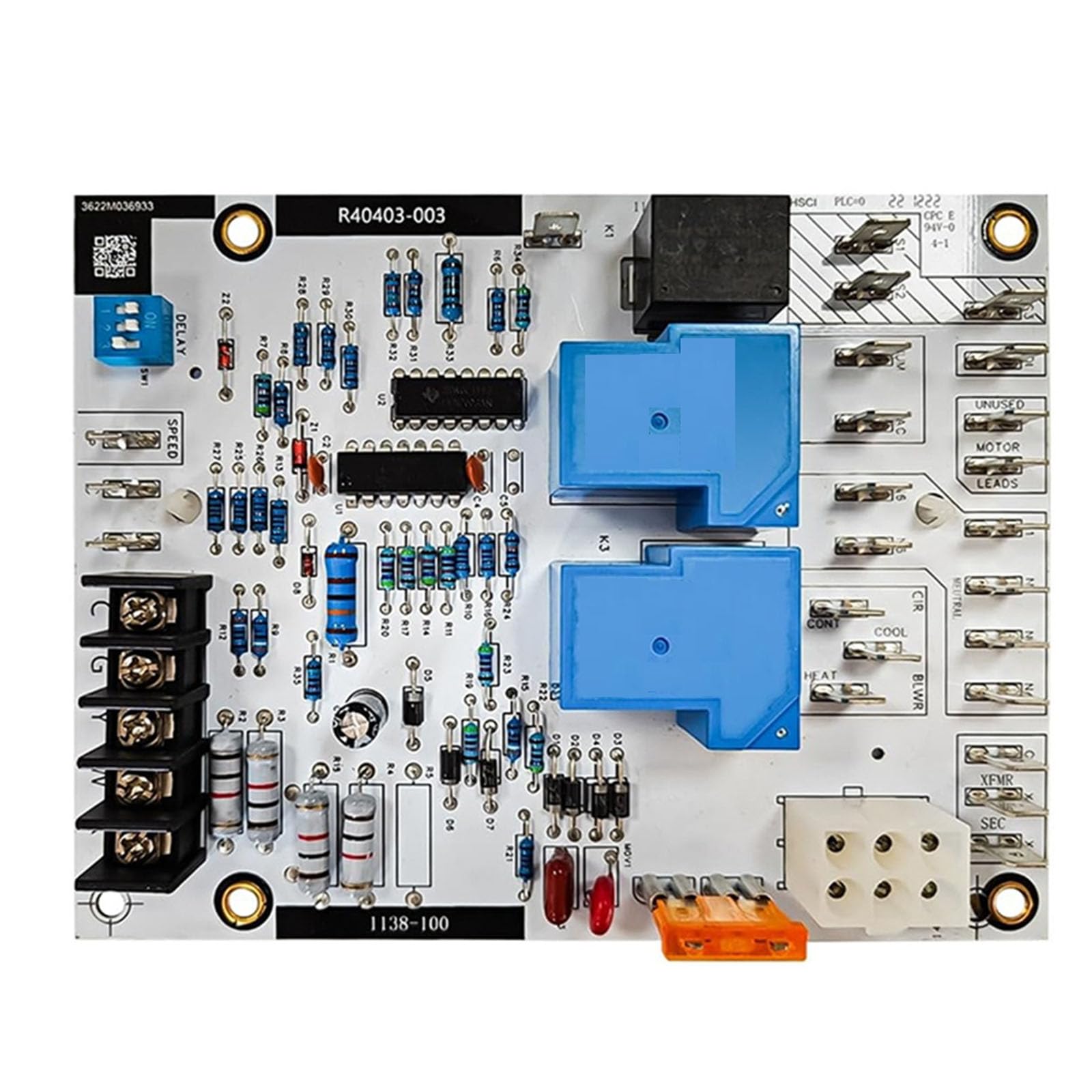 Jazuaiao Power Board Mainboard Circuit Control Stability Mainboard Spare Part Power Panels Electronic Board for Furnaces Blower Furnaces Component