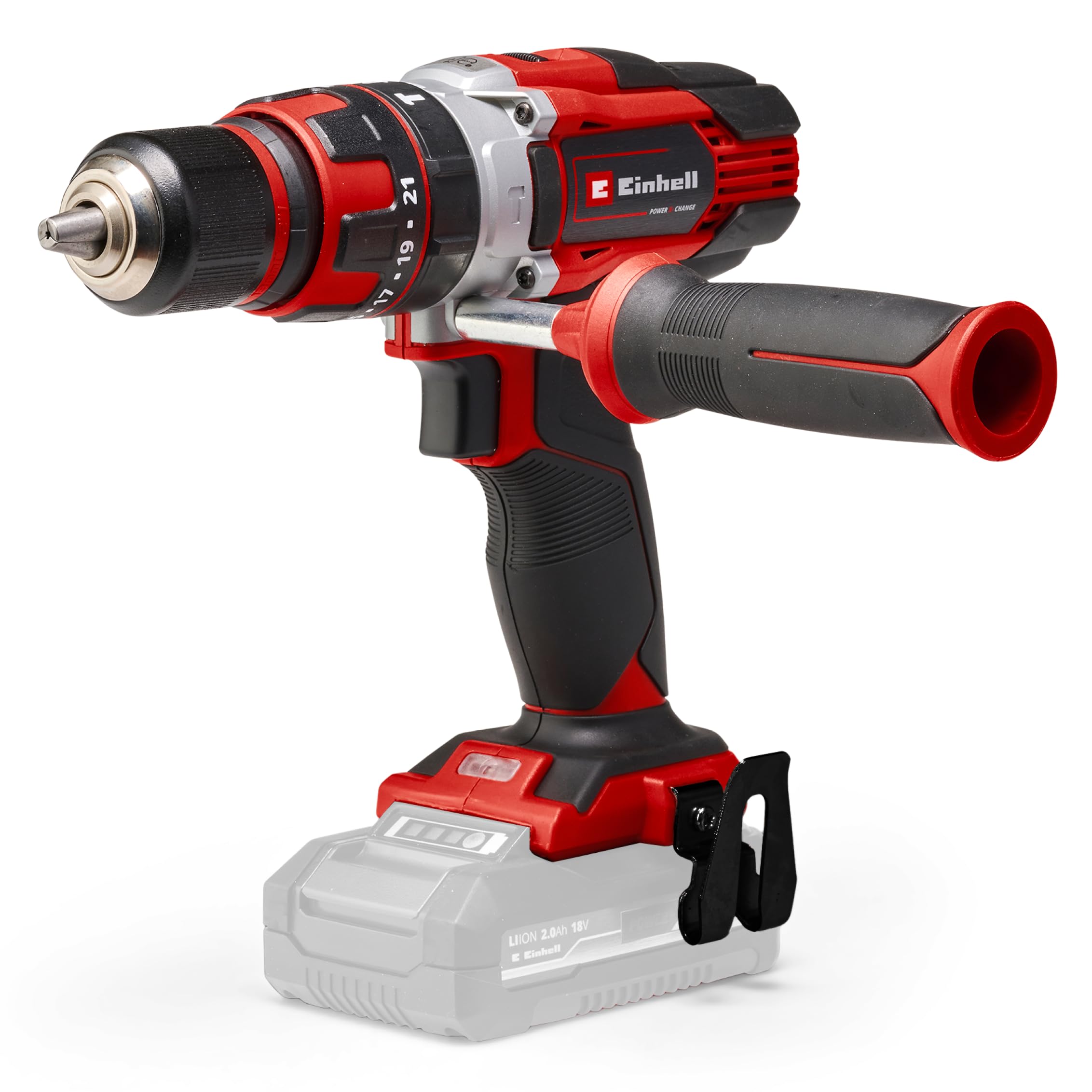 Einhell TE-CD 18/48 Li-i-Solo Power X-Change Battery Drill Driver (18V, 2-Speed Gear, Impact Drilling Function Included, Speed Electronics, No Battery)