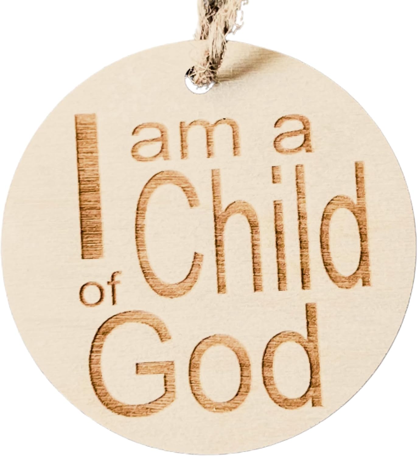 Religious Christmas Ornaments Set — 20 Wooden LDS Prophet Russell M. Nelson