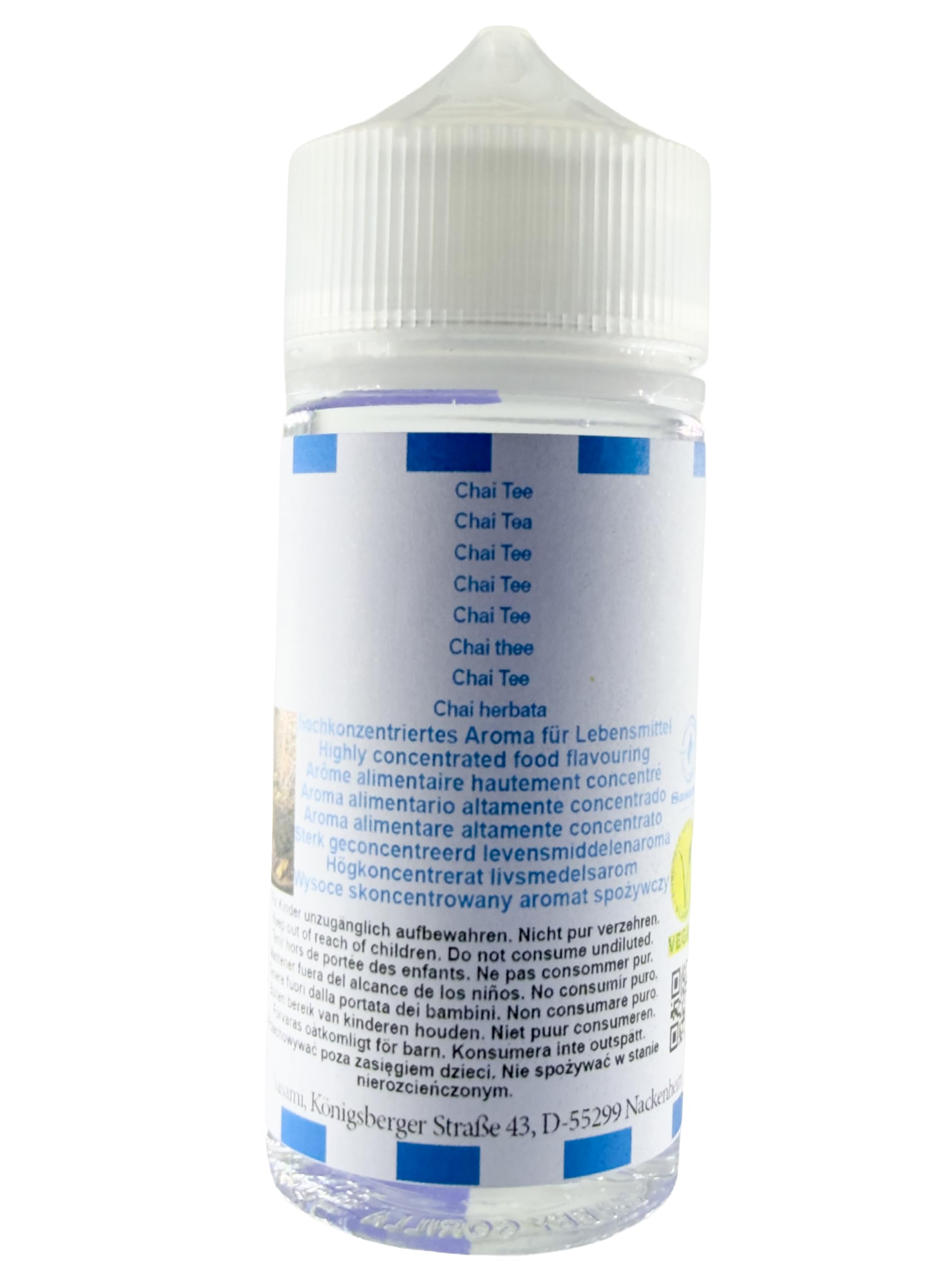 Chai Tee aroma concentrato - vegano - Sasami - 100ml