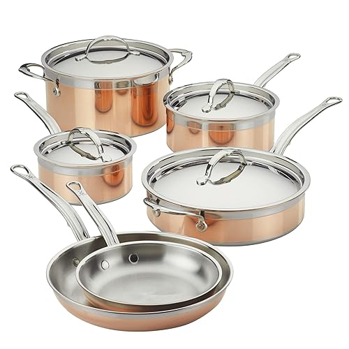 Hestan - CopperBond Collection - 100% Pure Copper 10-Piece Ultimate