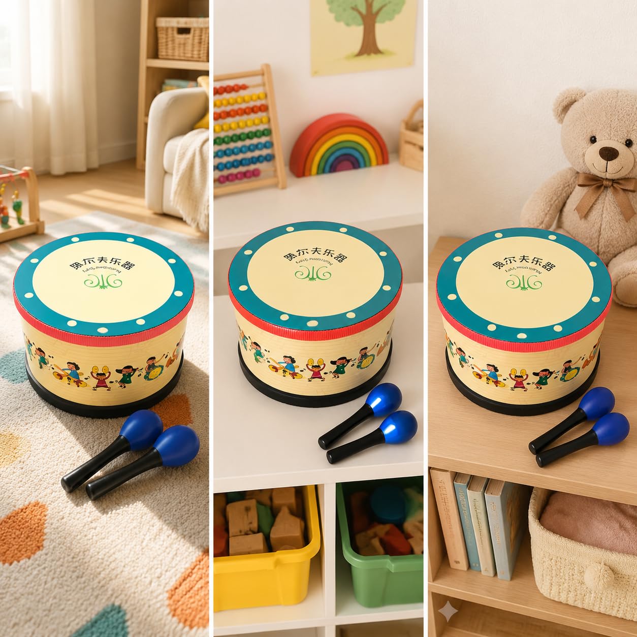Juguetes Niños 1 Año, Tambor Infantil , Regalo Bebé 1 Año Musical, Juguete Bebé 1 Año con