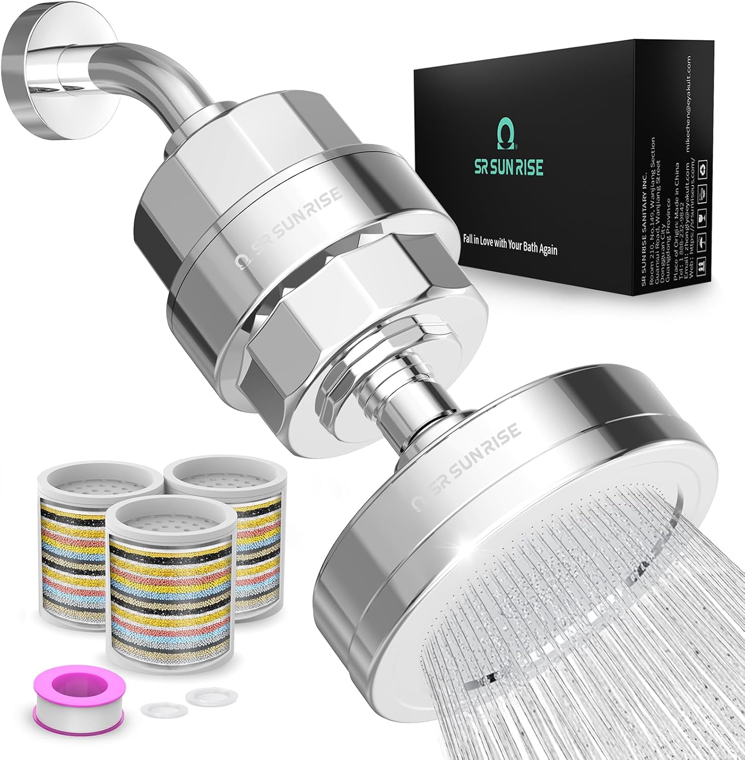 SR SUN RISE 20+3 Stage Filtered Shower Head