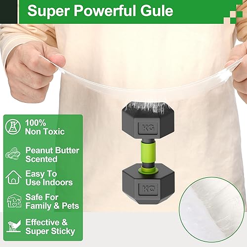 Miniatura 2 de 36 paquetes de trampas adhesivas para ratones e insectos para el hogar - Trampas de pegamento para ratones, cucarachas, hormigas, serpientes, ratas