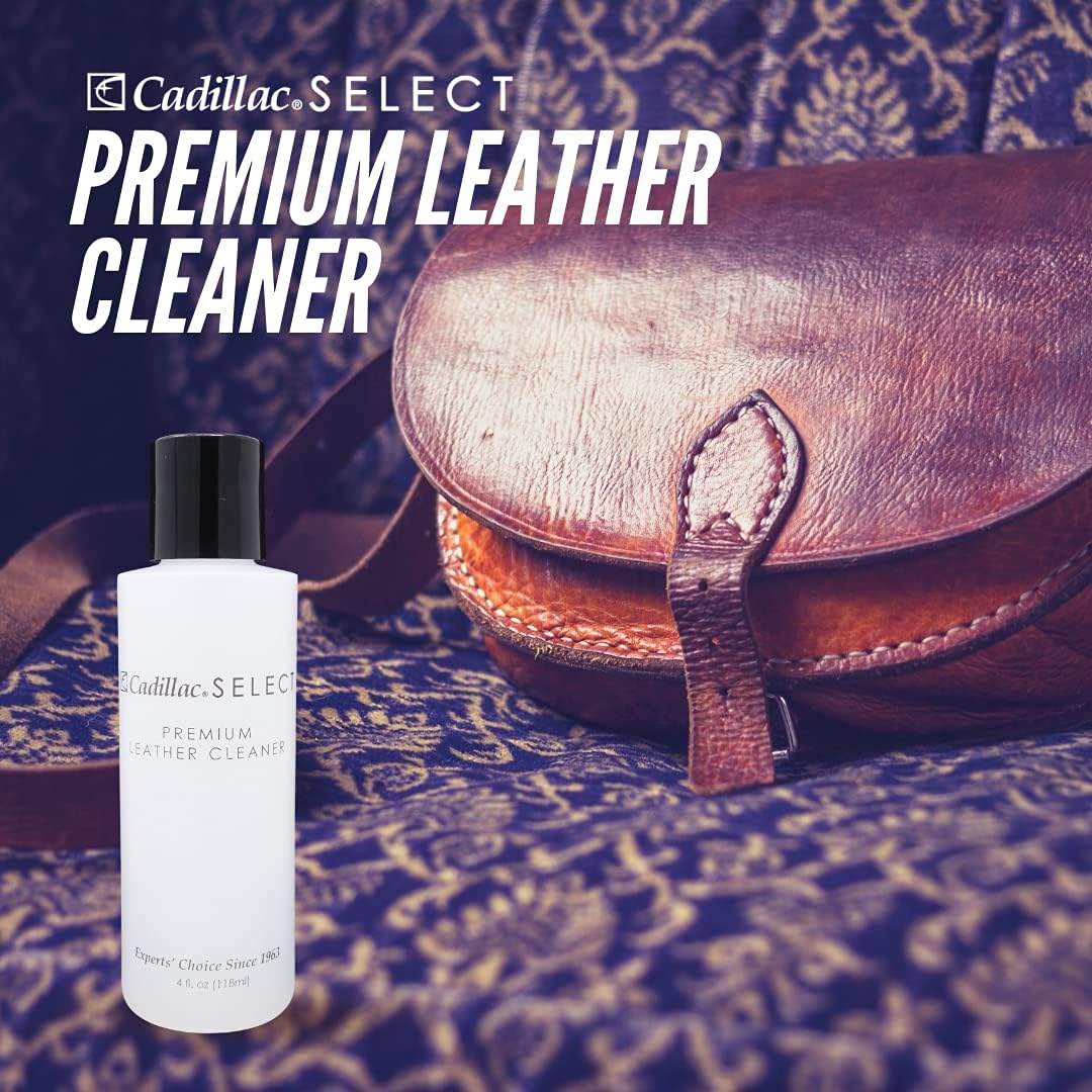Cadillac Select Premium Leather Cleaner 4 oz - Great for Shoes, Handbags, Jackets, Gloves, Furniture & More - Image 4