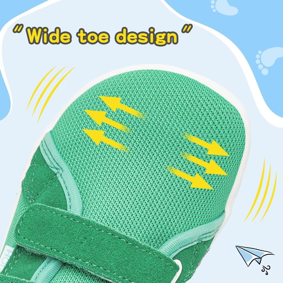 HOBIBEAR Kinder Breite Barfußschuhe für Jungen Mädchen Outdoor Trail Running Minimalist Walking Schuhe