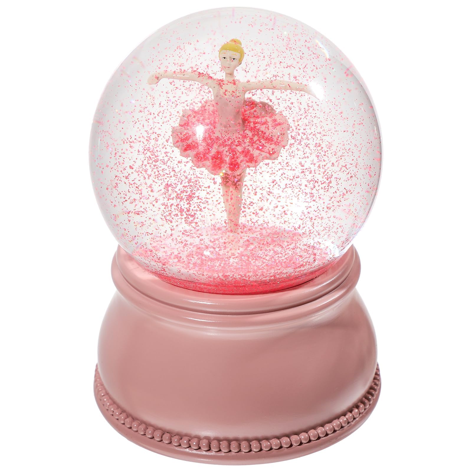 Ballerina Snow Globe Girls Rotating Musical Water Globe Children Snow Globe Christmas Music Snow Globe Ballet Recital Gift for Girls Daughter Granddaughter