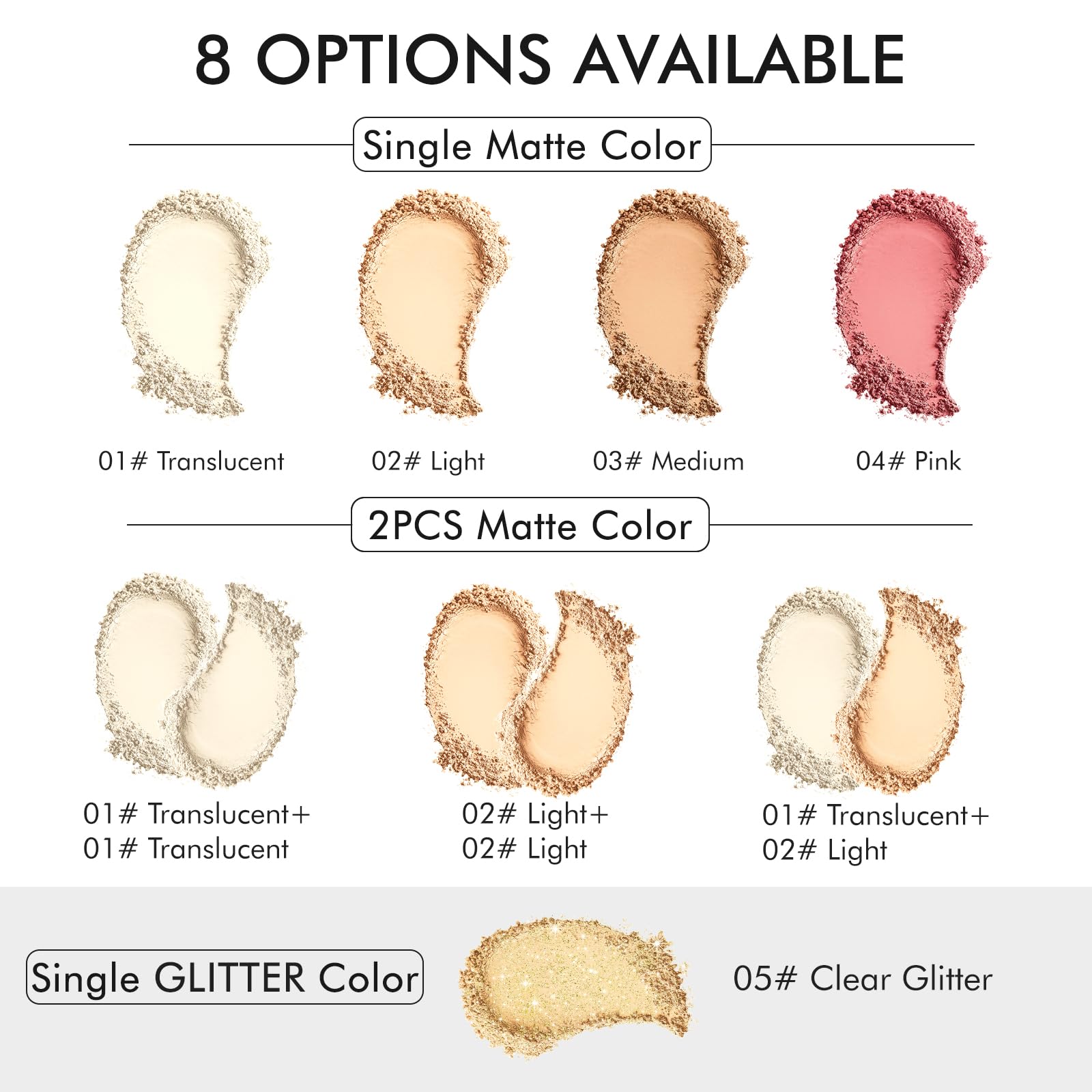 Mineralpuder Sonnenschutz für Gesicht, Kopfhaut und Haar – LSF 50 Pinsel auf Sonnenschutz, matte Ölkontrolle, leicht, lockeres Finish, LSF Pudereinstellung, Make-up, Strand-Essentials, #04 Pink