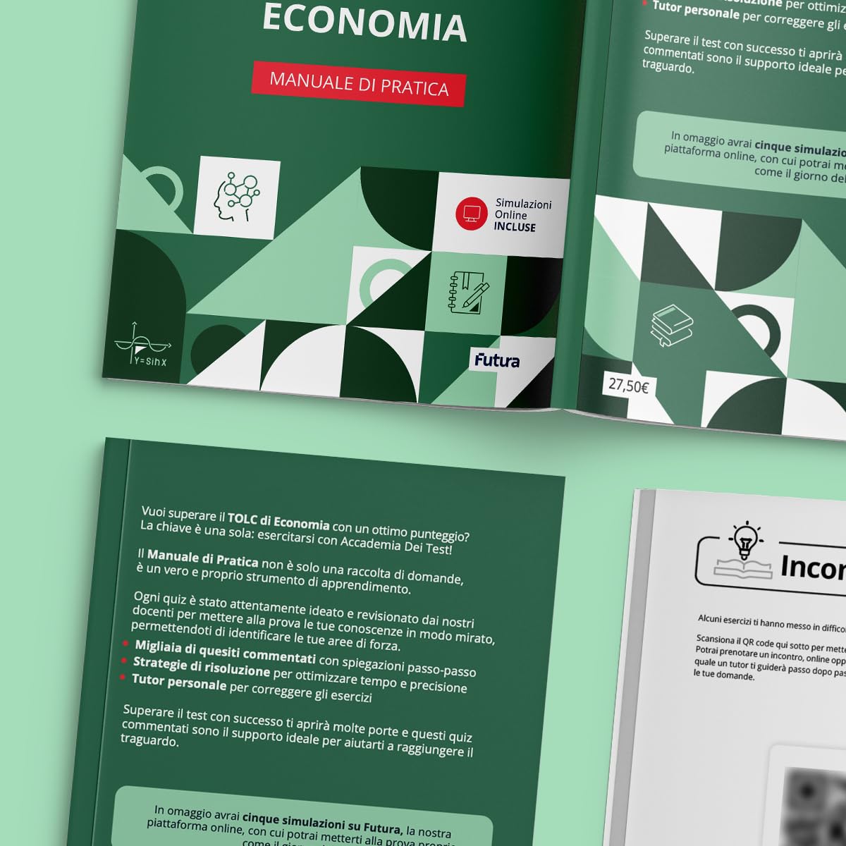 Accademia dei Test. TOLC-E. Economia. Manuale di pratica 2026/2027