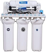AQUA D PURE 5 Stage UV Sterilizer Water Purifier | Open Design | Compact Wall-Mount and under sink | NO RO, NO Booster Pump, No Taste Change | Suitable only for Municipal Water with TDS<200PPM,35L