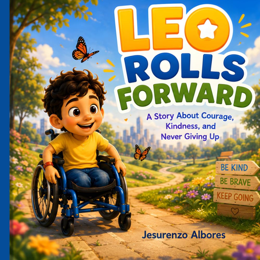 Leo Rolls Forward: An Inspiring Children's Picture Book About Disability, Inclusion, Courage, Self-Confidence, Friendship, Resilience, and Never Giving Up