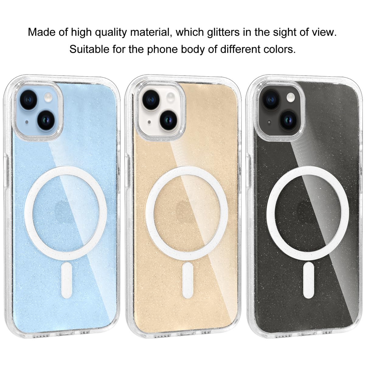 Speck iPhone 14 Pro Max GemShell with MagSafe Case in Glass Navy and Winter Navy
