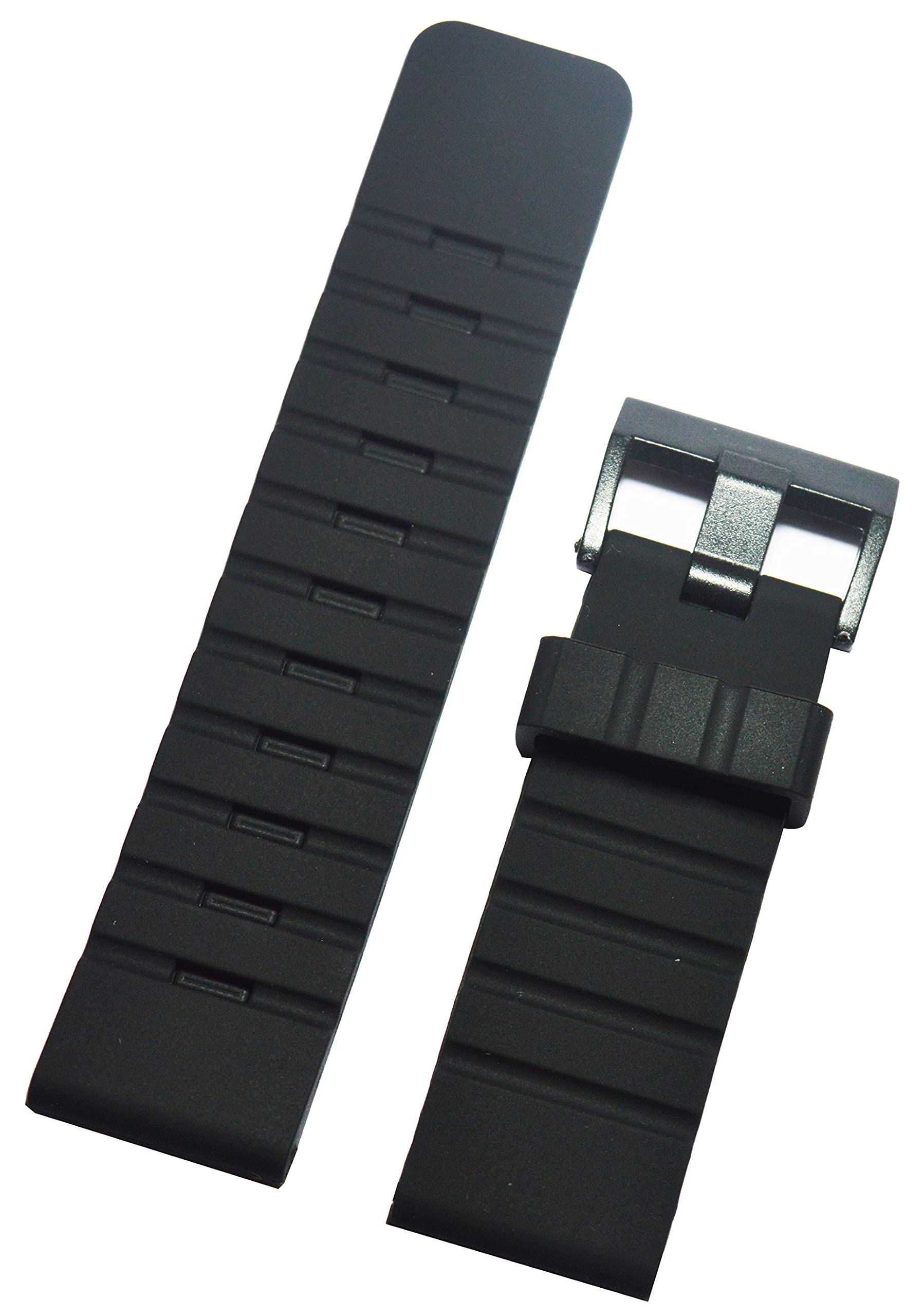 SURU® 24MM Elite Sports Silicone Watch Strap / Band (Colour- Black / Width- 24mm)U178 (B096N1V4MK) Amazon Price History, Amazon Price Tracker