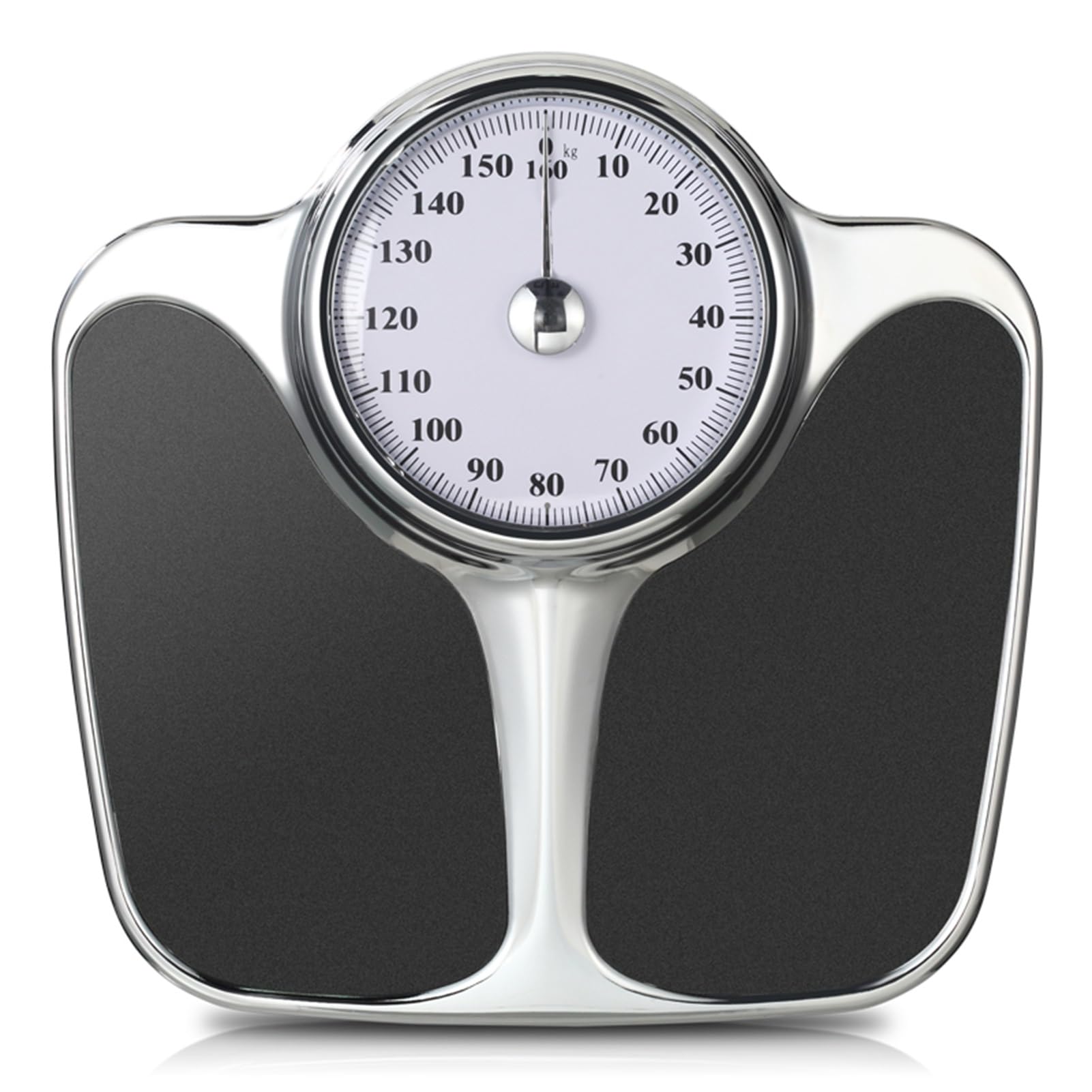 Mechanische Waage, Mechanische Personenwaage, Rutschfeste Oberfläche, Maximale Kapazität Von 160kg, Ohne Batterien, für Zuhause Schule Krankenhaus Fitnessstudio