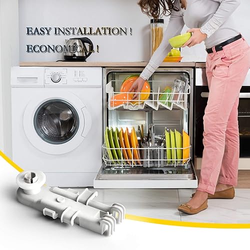 Miniatura 7 de AMI PART 8268743 WP8268655 - Pieza de repuesto de rueda superior para lavavajillas, compatible con rodillo superior para lavavajillas, reemplaza