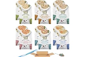 Fancy Feast Appetizers Light Meat Tuna with Scallop Topper - 1.1oz.(Pack of 2), For Cats