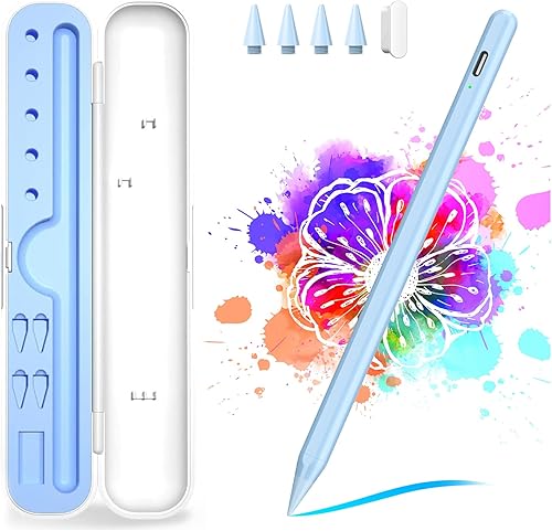 Miniatura 10 de Lápiz capacitivo para iPad A16/10ª/9ª Generación, Carga Rápida de 10 Minutos para Apple Pencil y Lápiz iPad, Compatible con iPad