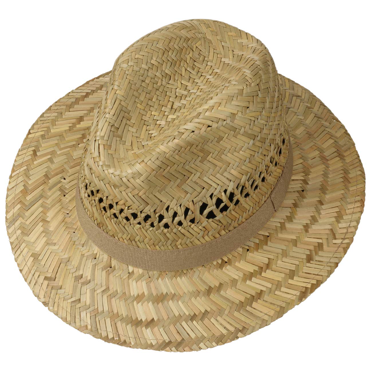 Lipodo Classic Traveller Straw Hat Men Nature 6 3/4-6 7/8