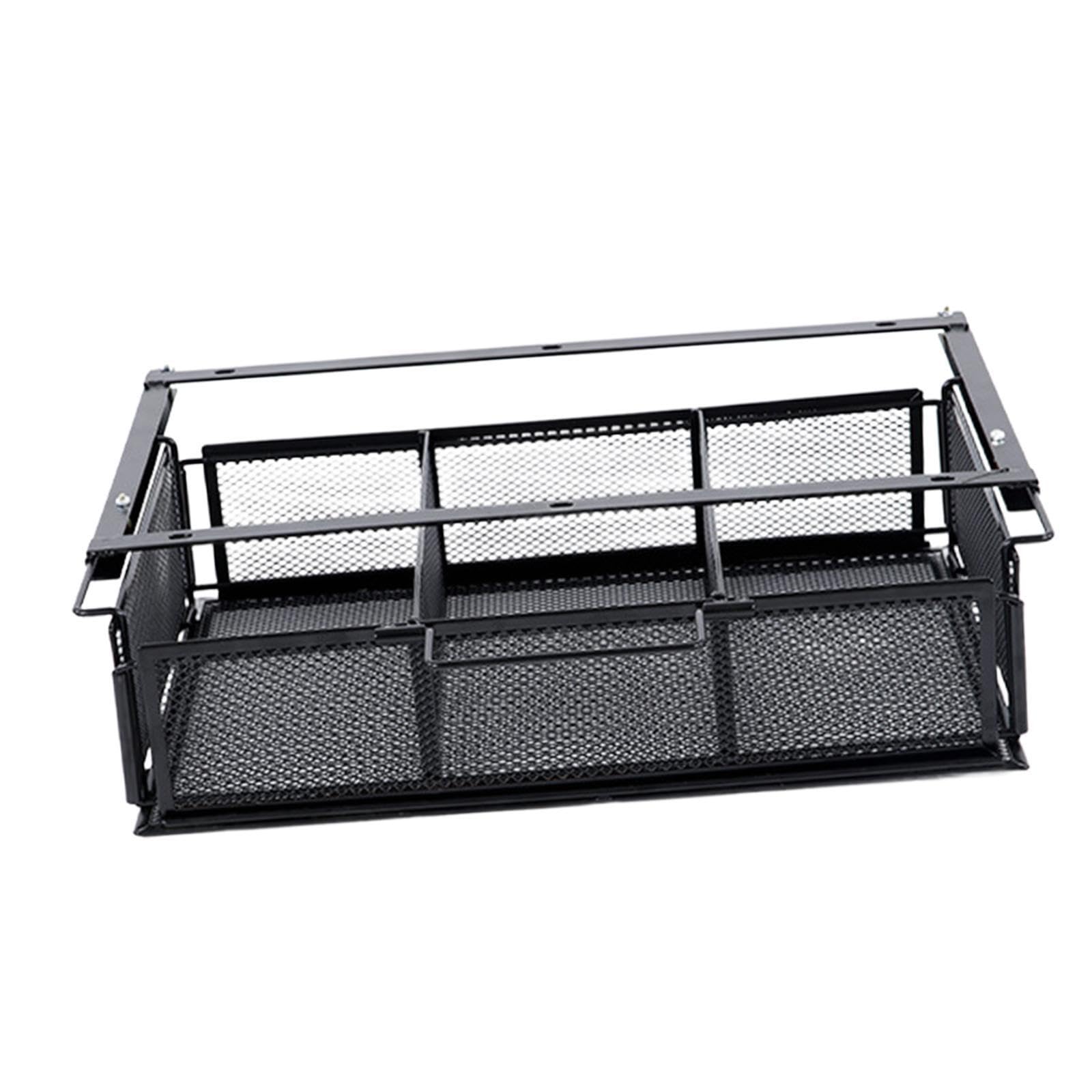 Panier Coulissant à tiroir sous Bureau, Organisateur métallique Grande capacité de Rangement pour Bureau et Cuisine, Panier Suspendu Coulissant, conteneur Invisible