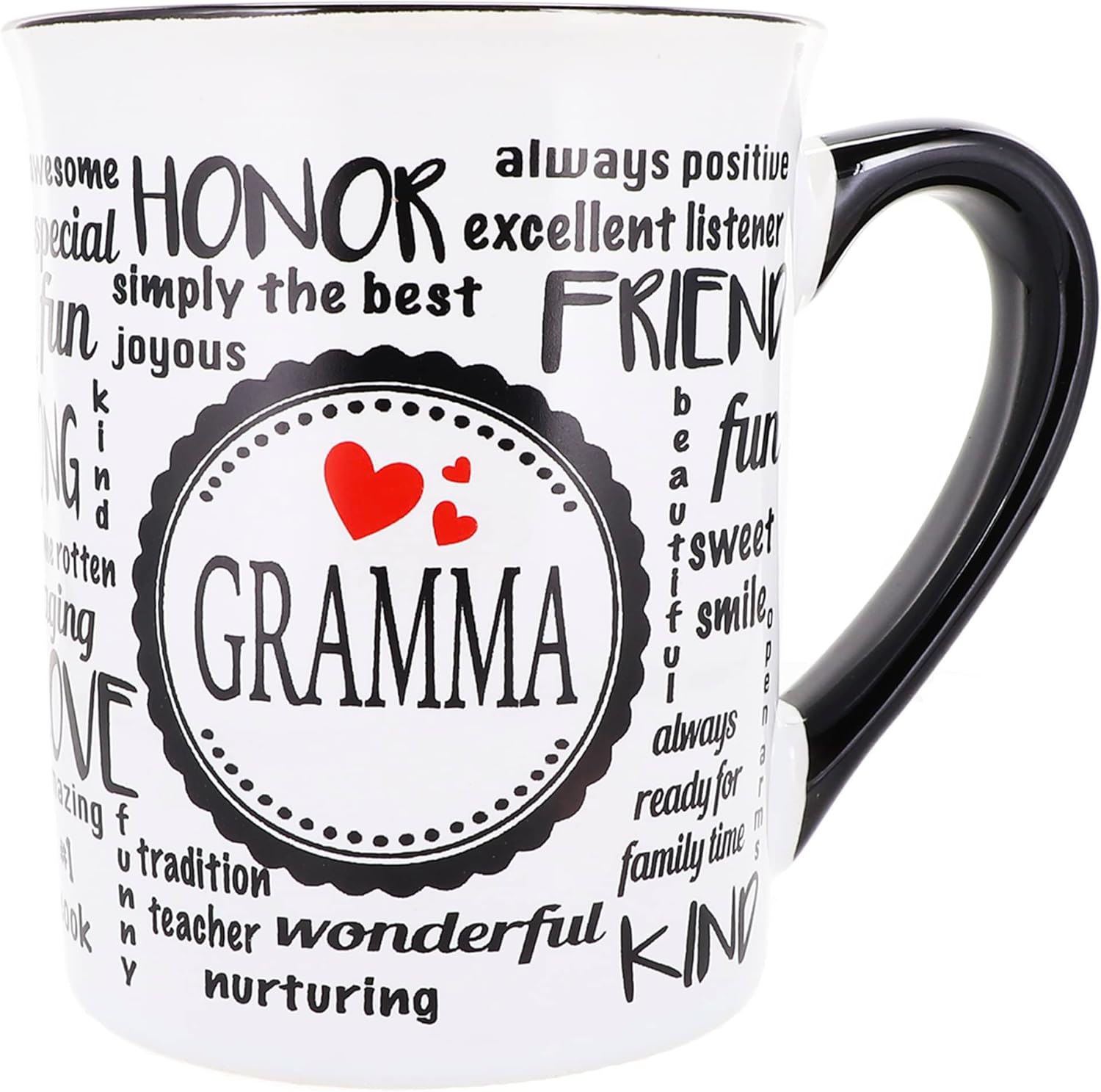 Cottage Creek Mugs - 16oz. Large Ceramic Gramma Coffee Cup - Ideal Stoneware Mug for Kitchen, Office & Home Decor - Gifts for Women, Grandma, Mom, Grandparents