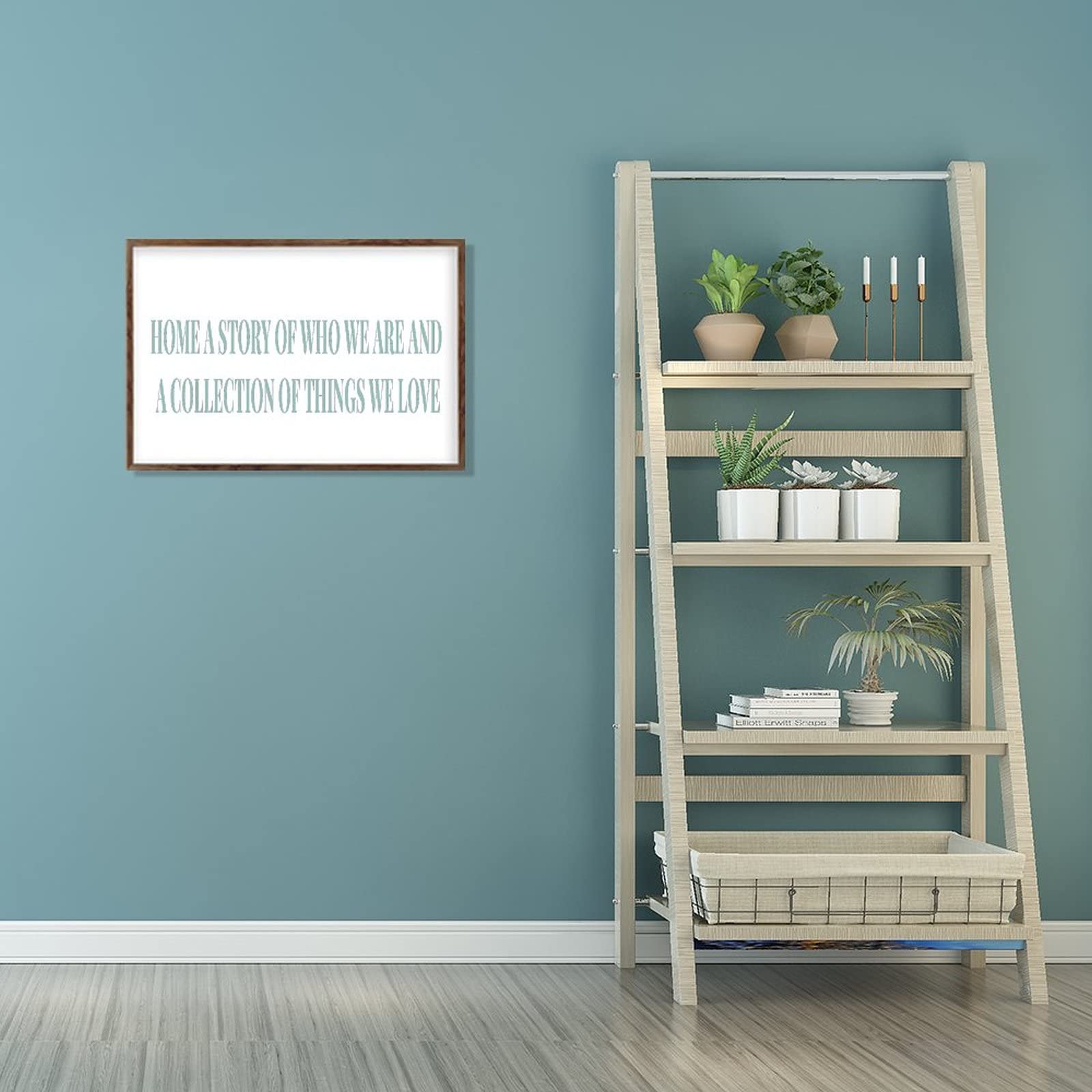 30,5 x 20,3 cm, decorazione da parete in legno con cornice