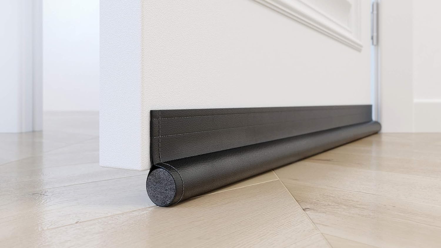 Under Door Draft Blocker Door Draft Stopper 32 to 38 inches Weatherproofing Door Seal Strip Draft Stopper for Bottom of Door Noize Reduction Sound Proof Door Draft Blocker Weatherstripping