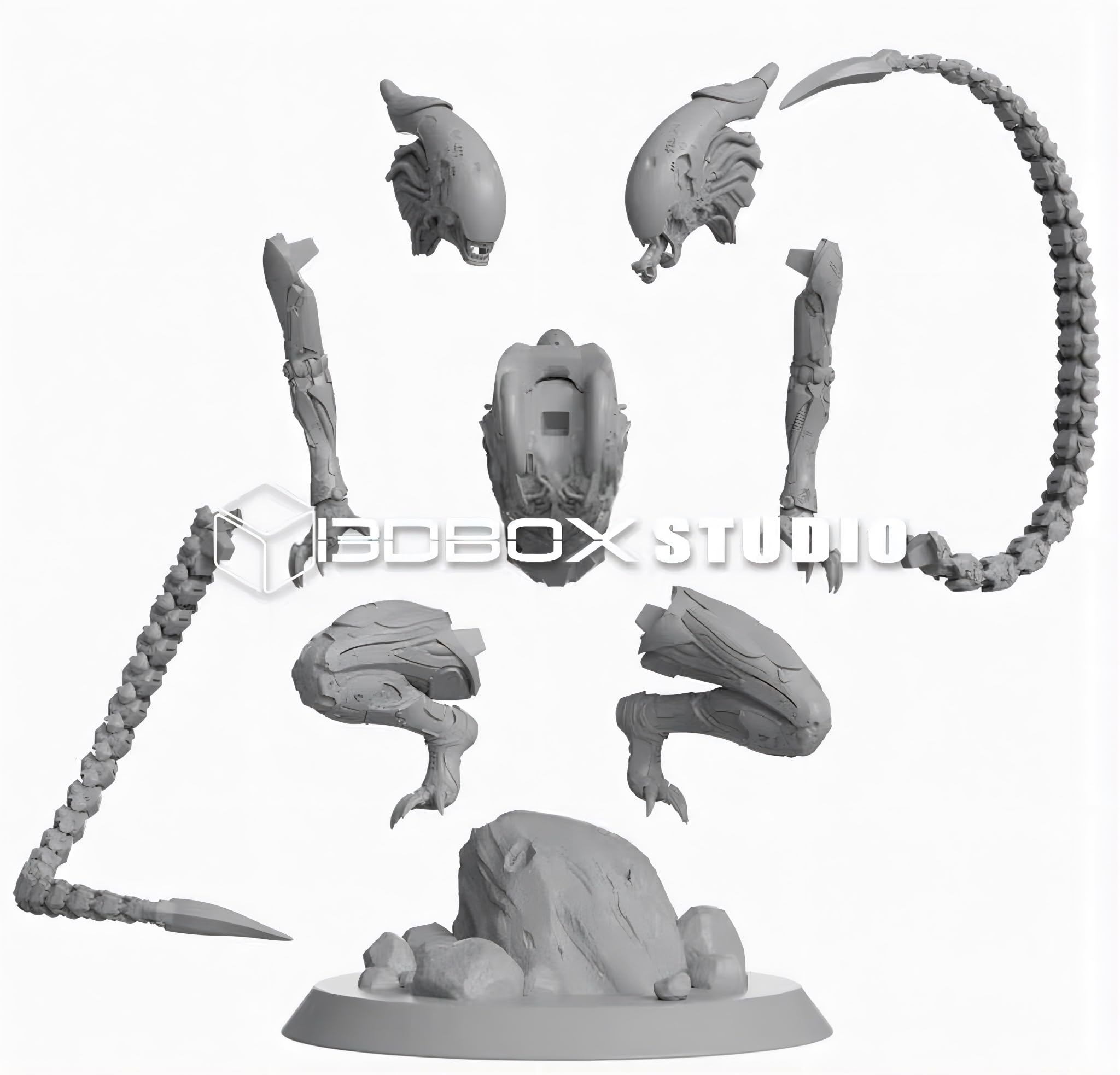 エイリアン ガレージキット 完成品 フィギュア2体セット Amazon.co.jp: 1/6 ガレージキット フィギュア 未塗装 エイリアン