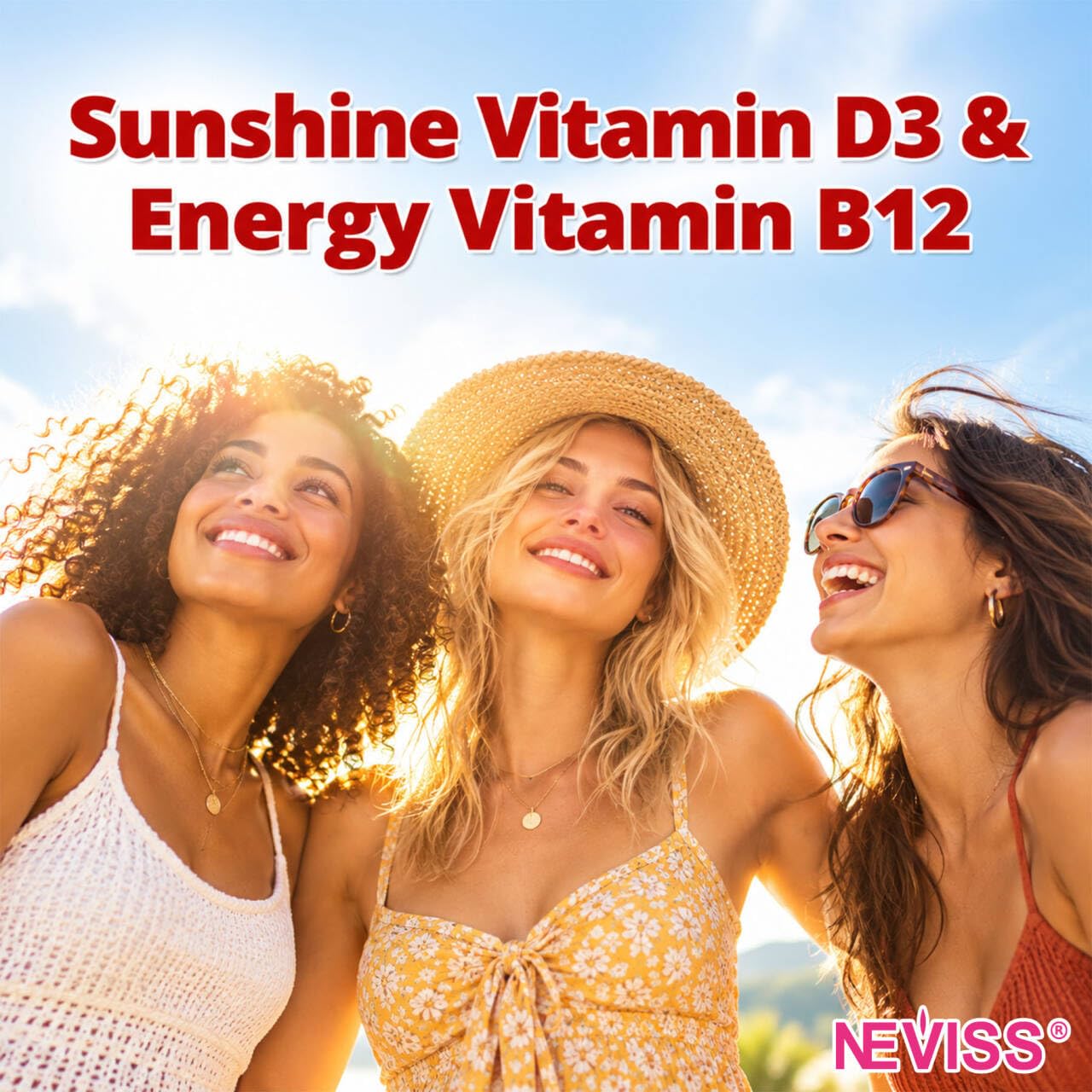 NEVISS Vegan Vitamin D3 5000IU + Vitamin B12 Gummies for Women Men, 120Ct — Amazon image 5