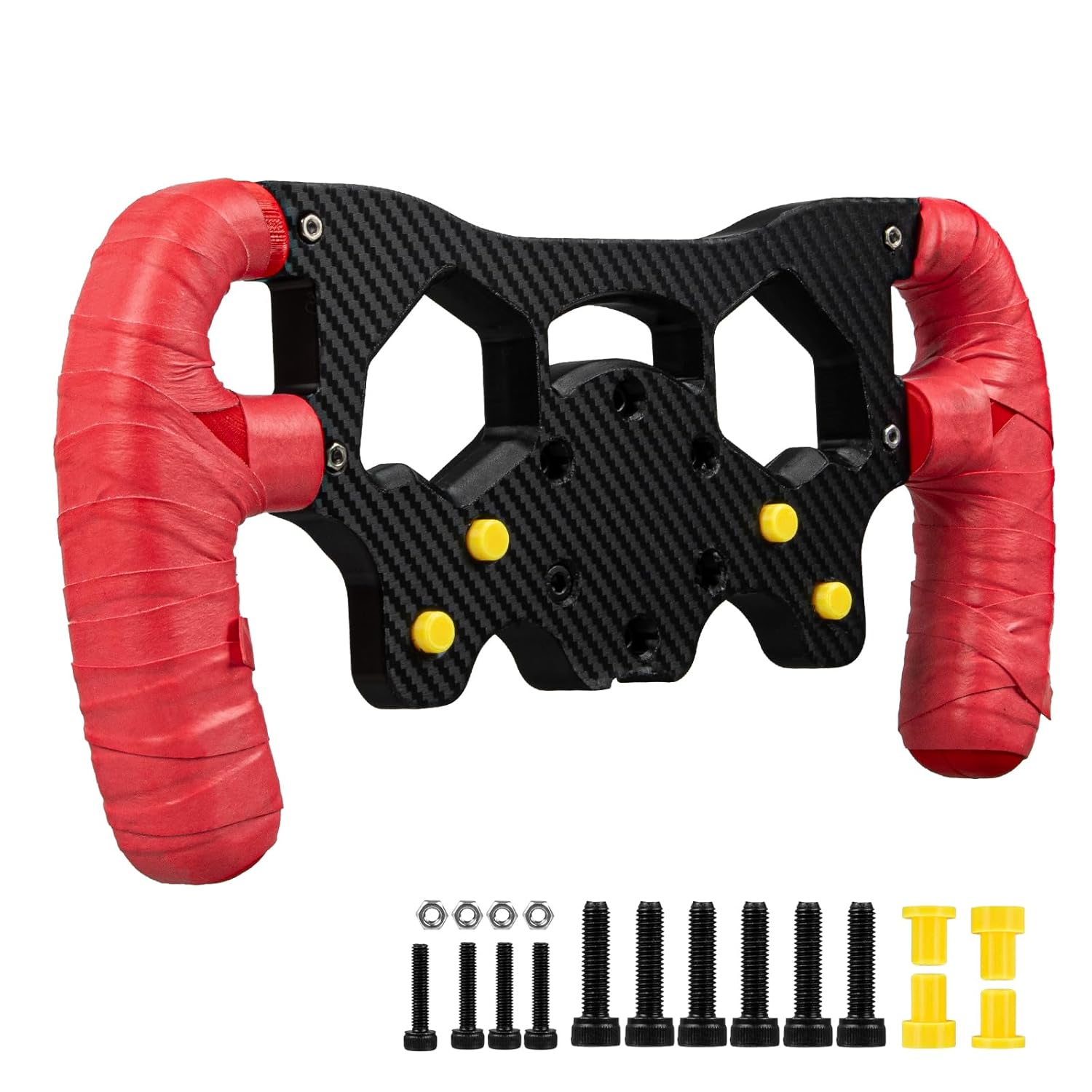 Steering Wheel Compatible with Logitech G29/G920/G923, Racing Steering Wheel Compatible with Logitech G29/G920/G923 Compatible with Xbox, Design for G920 steering wheel Racing Wheel Mod(Red)