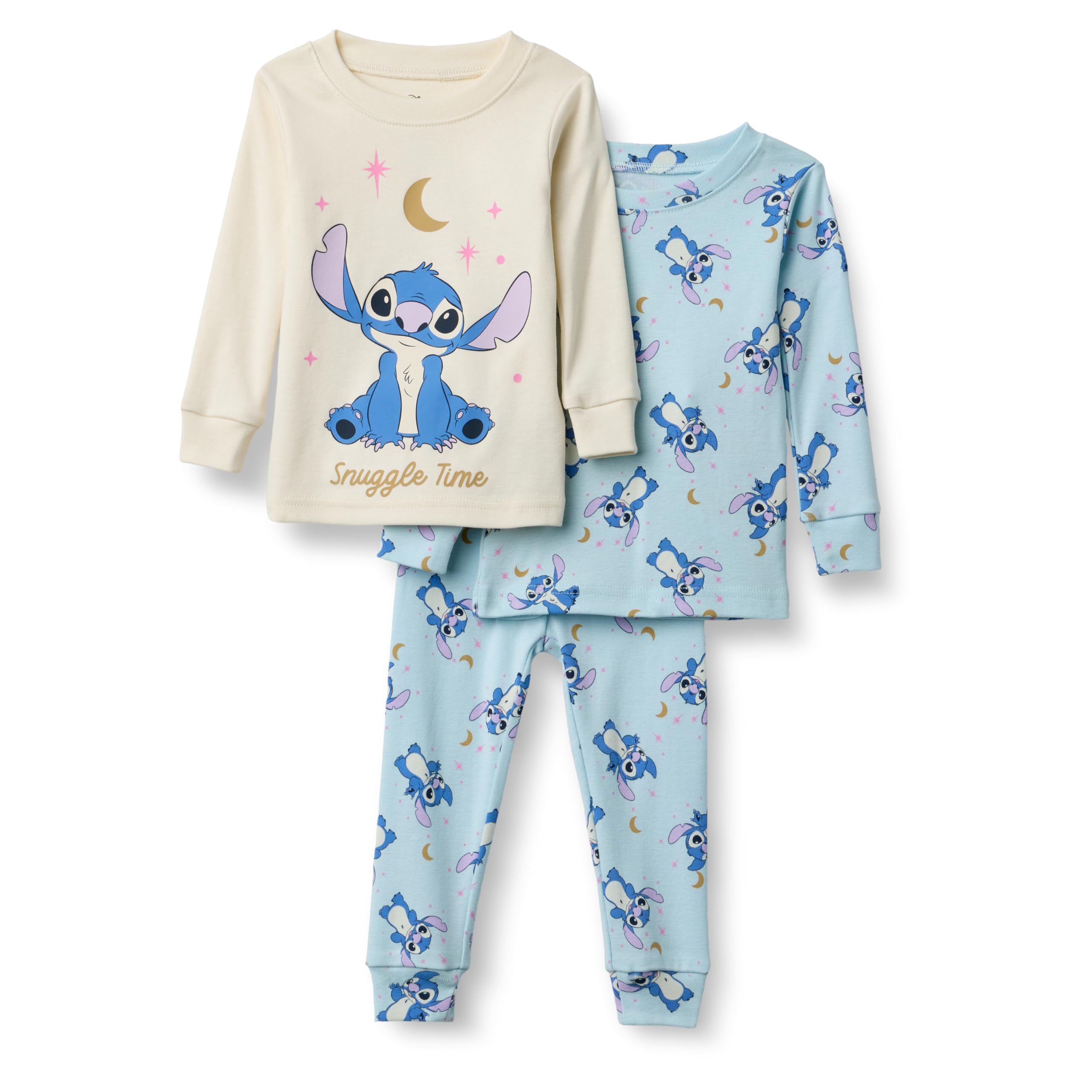 Amazon Essentials Niñas Conjunto de Pijama (Previamente Spotted Zebra) 8 años Stitch Snooze