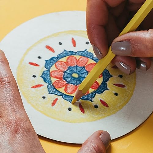 Miniatura 5 de Carmel Paquete de 12 lápices de marcado universal, vidrio soluble en agua y película, lápiz de grasa recubierto de madera con una mina cerosa grasa