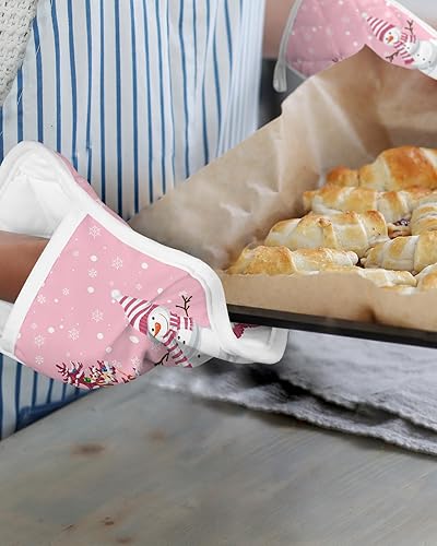 Miniatura 6 de Juego de 4 agarraderas de tela de toalla para cocina, antideslizante y aislante de calor, juego de 4 agarraderas de tela de toalla con bolsillo,