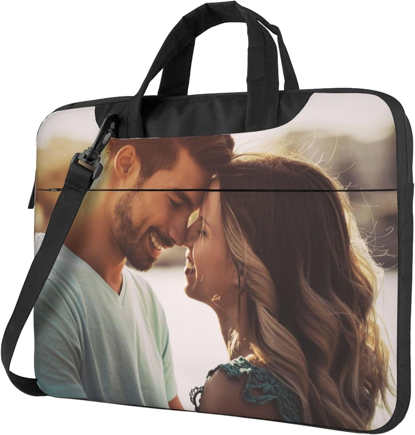 Custom Laptop Bag Personalized Laptop Shoulder Bag Add Photo Logo Text Wear-Resistant Laptop Sleeve Cases for Men Women