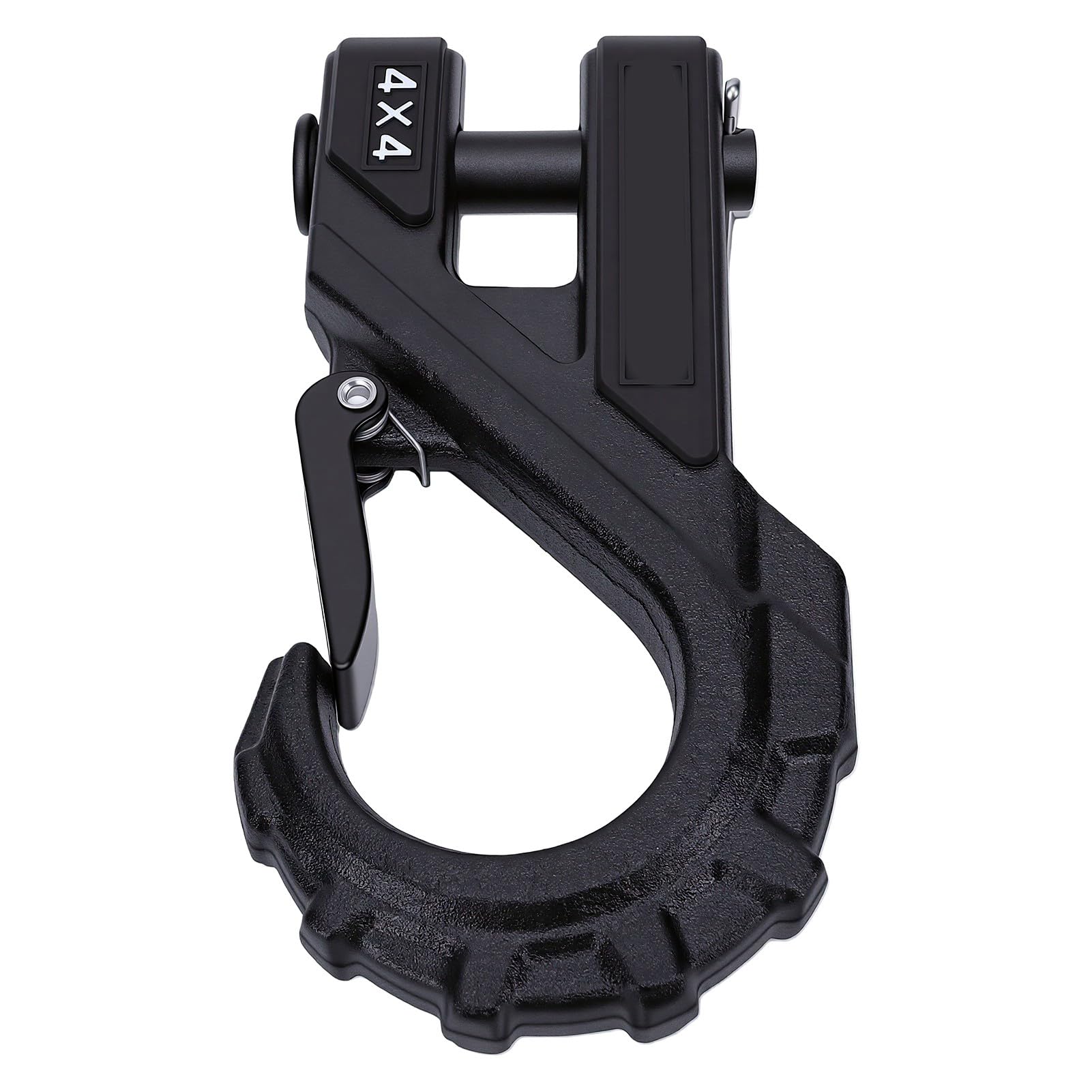 Fabater Gancio in Acciaio Legato Forgiato, Clevis Slip Hook Pesante con Fermo di Sicurezza for Camion, Rimorchio, ATV, UTV,