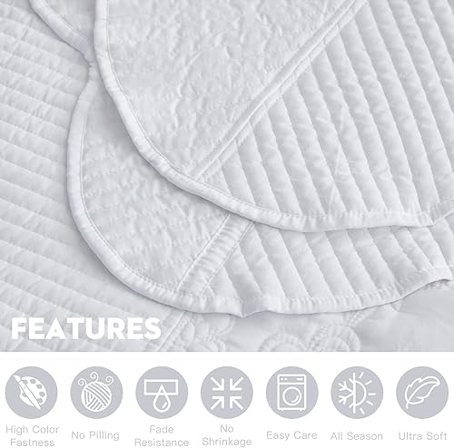 Miniatura 6 de HZ&HY - Juego de cubrecama de gran tamaño, muy ancho, 138 x 122 pulgadas, ligero, delgado y reversible, 4 piezas, 100 % microfibra, tamaño