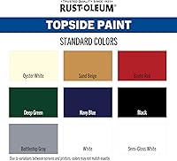 Vista 6 de Rust-Oleum 207005 Pintura para cubierta marina Marine Coatings, cuarto de galón, color gris acorazado