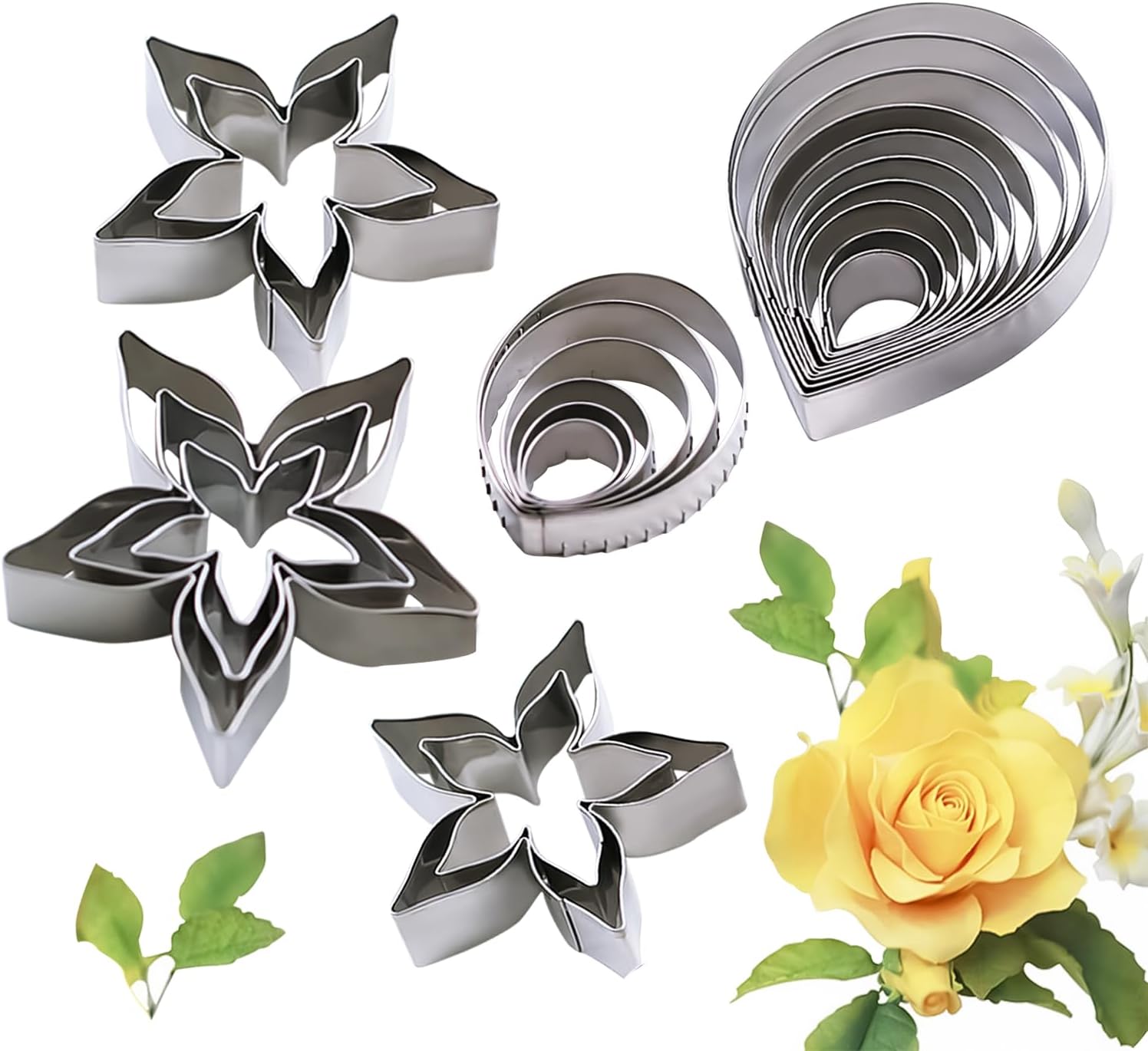 23pcs/set Rose Petal Cutter Set