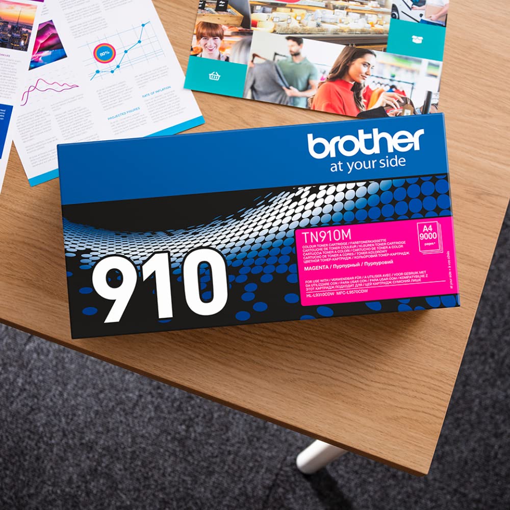 Brother Tn910m - Ultra Jumbo - Magenta - Originale