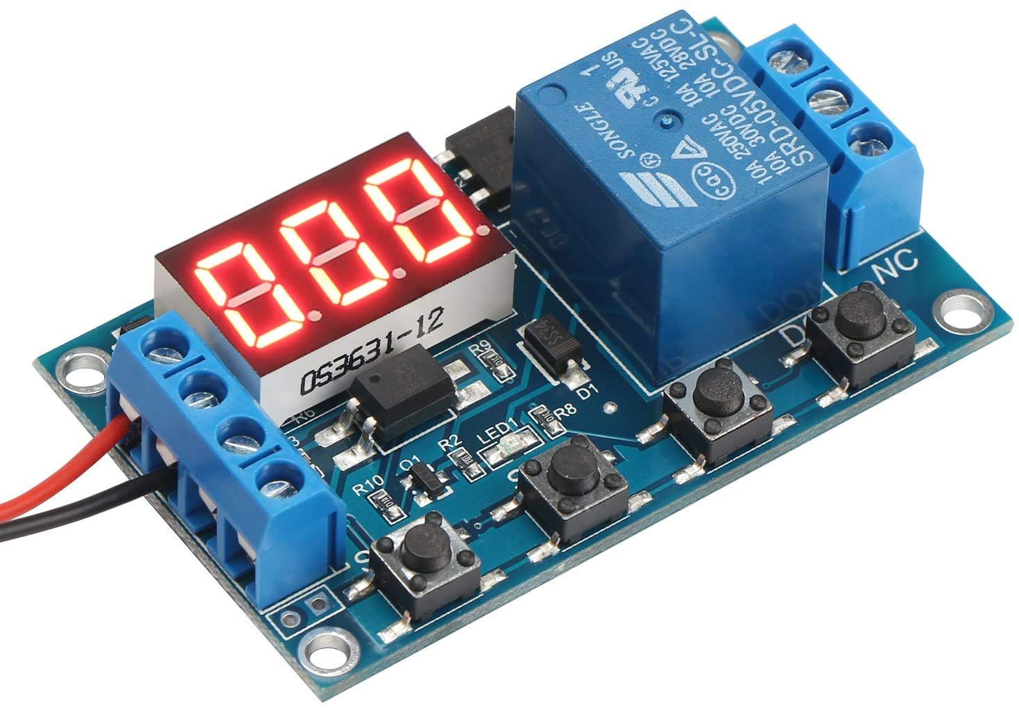 REES52 DC 6V~30V Multifunction Trigger Delay Time Module Switch Control Relay Cycle Timer Digit LED Display Micro USB 5V (B09SVTCMRG) Amazon Price History, Amazon Price Tracker