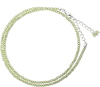 Vista 6 de Collar de Gargantilla de Piedras Preciosas Naturales con Cuentas, Cuentas Facetadas, Collar de Piedra Natal, Cristal de Sanación Energética, Regalo