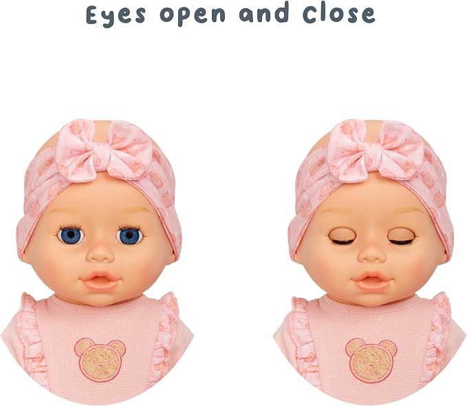 Muñeca Baby born Learn to Walk Annabell ojos azules miniatura 6