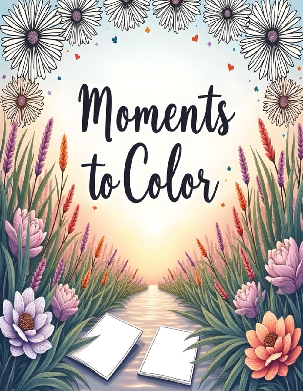 Moments to Color: A Relaxing Coloring Collection for Creative Escape