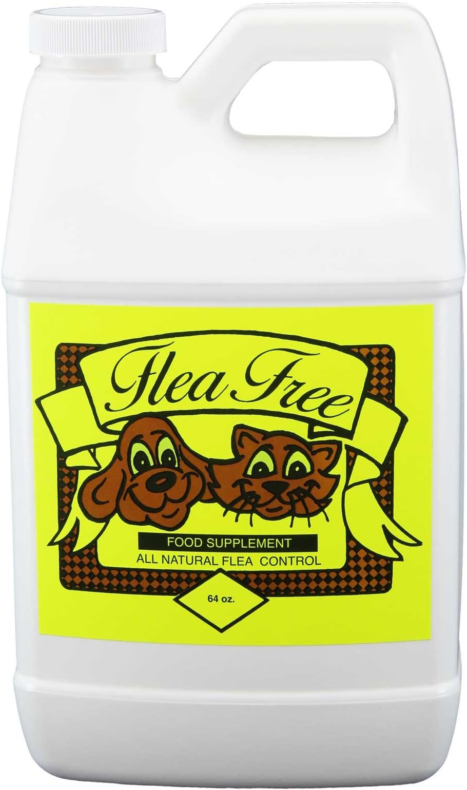 Flea-Free Pure Organic Food Supplement and Natural Pet Products , 64 Ounce