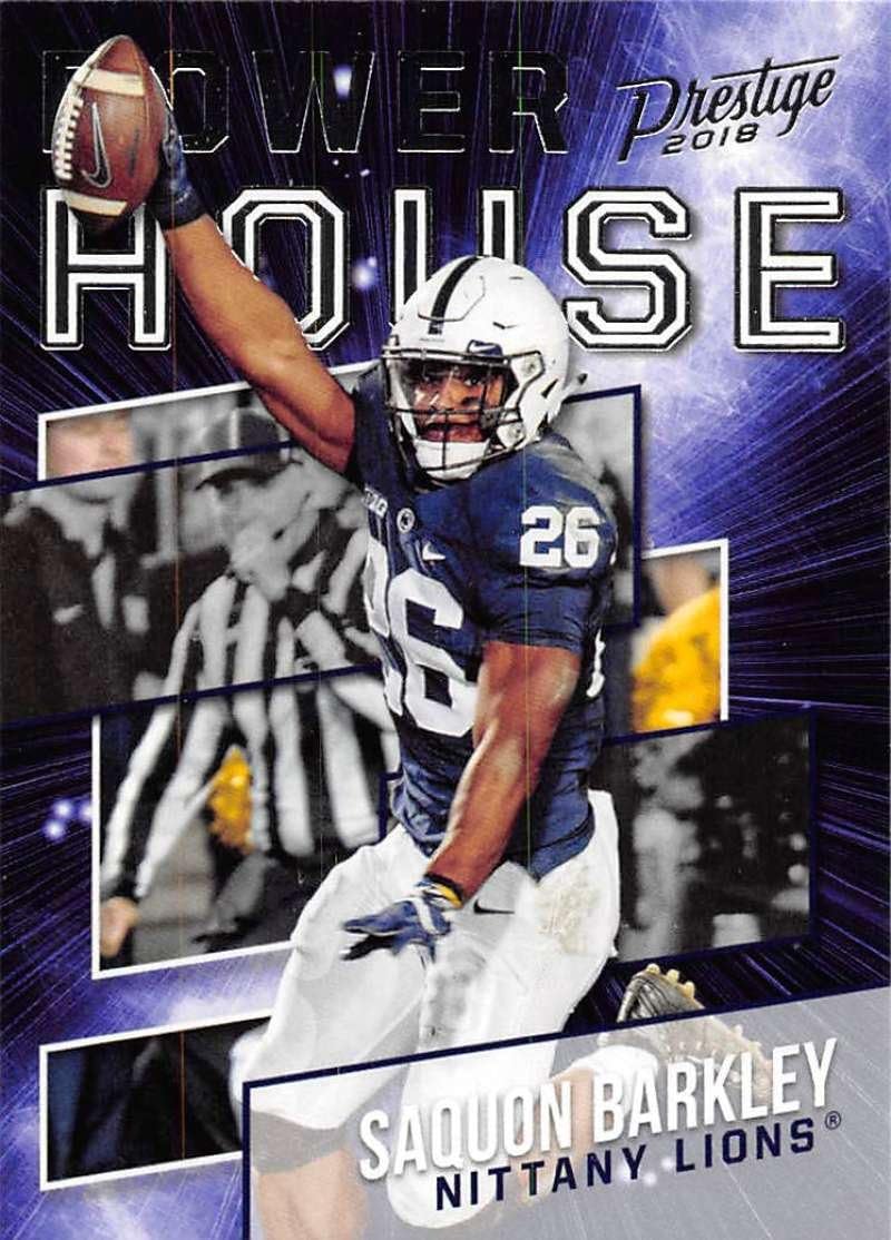 2018 Prestige NFL Power House #PH-SB Saquon Barkley Penn State Nittany Lions Panini Football Card